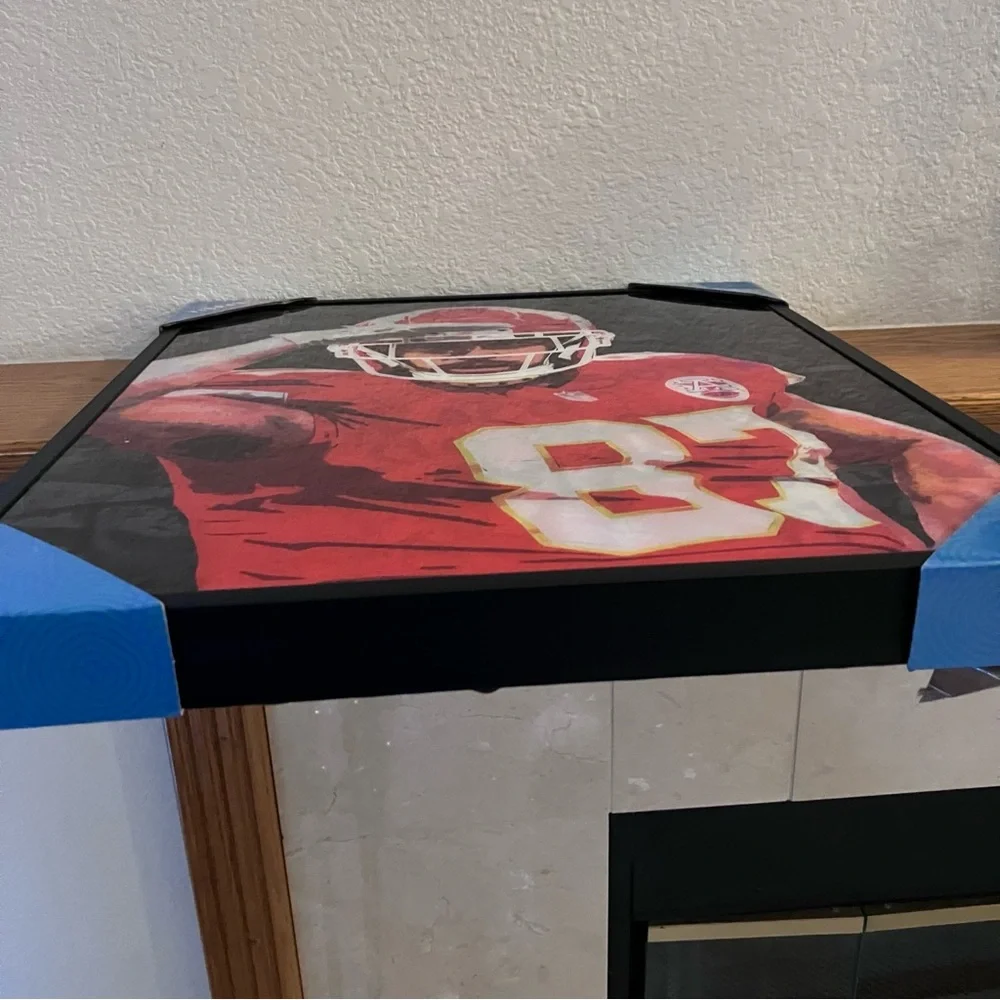 TRAVIS KELCE Vibrant Visions Sports Wall Art 87 Kansas City Chiefs 16x20 NEW NIB